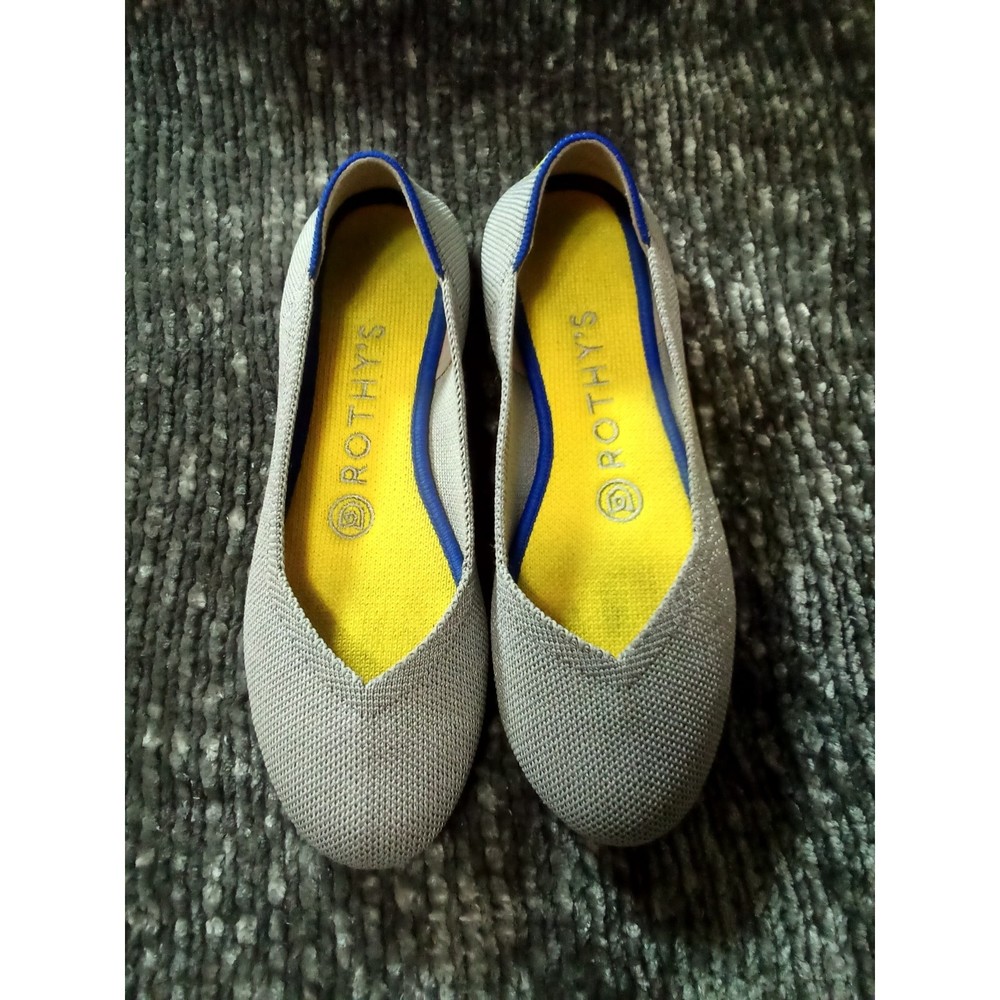 rothy's iridescent flats women's shoes size 5.5